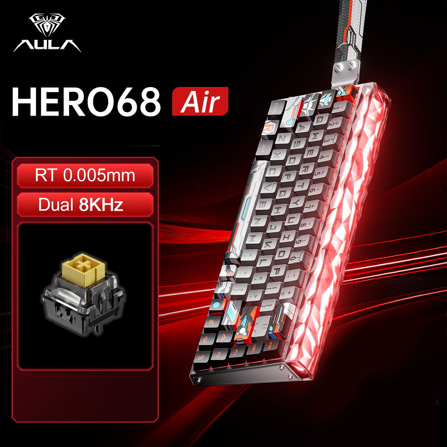 AULA HERO68 Air Wireless Gaming Keyboard
